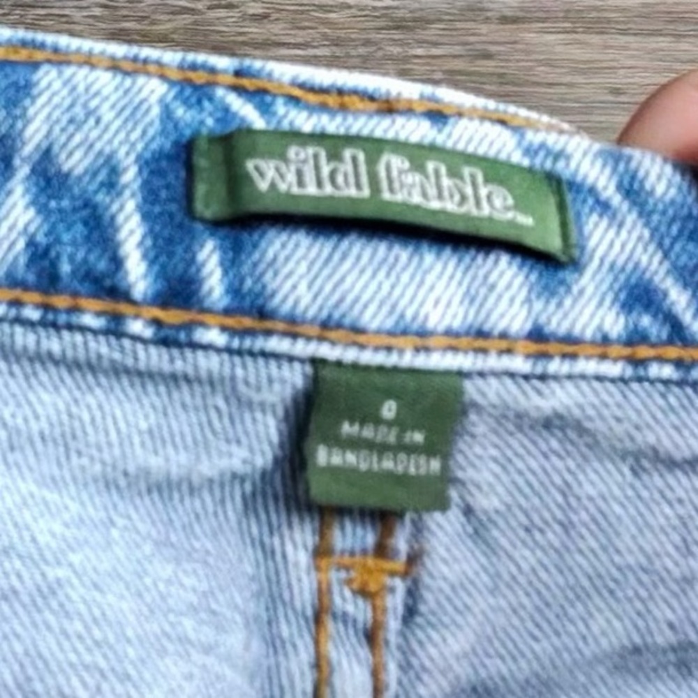 Wild Fable Light Blue High Rise Straight Leg Jeans - Picture 9 of 9